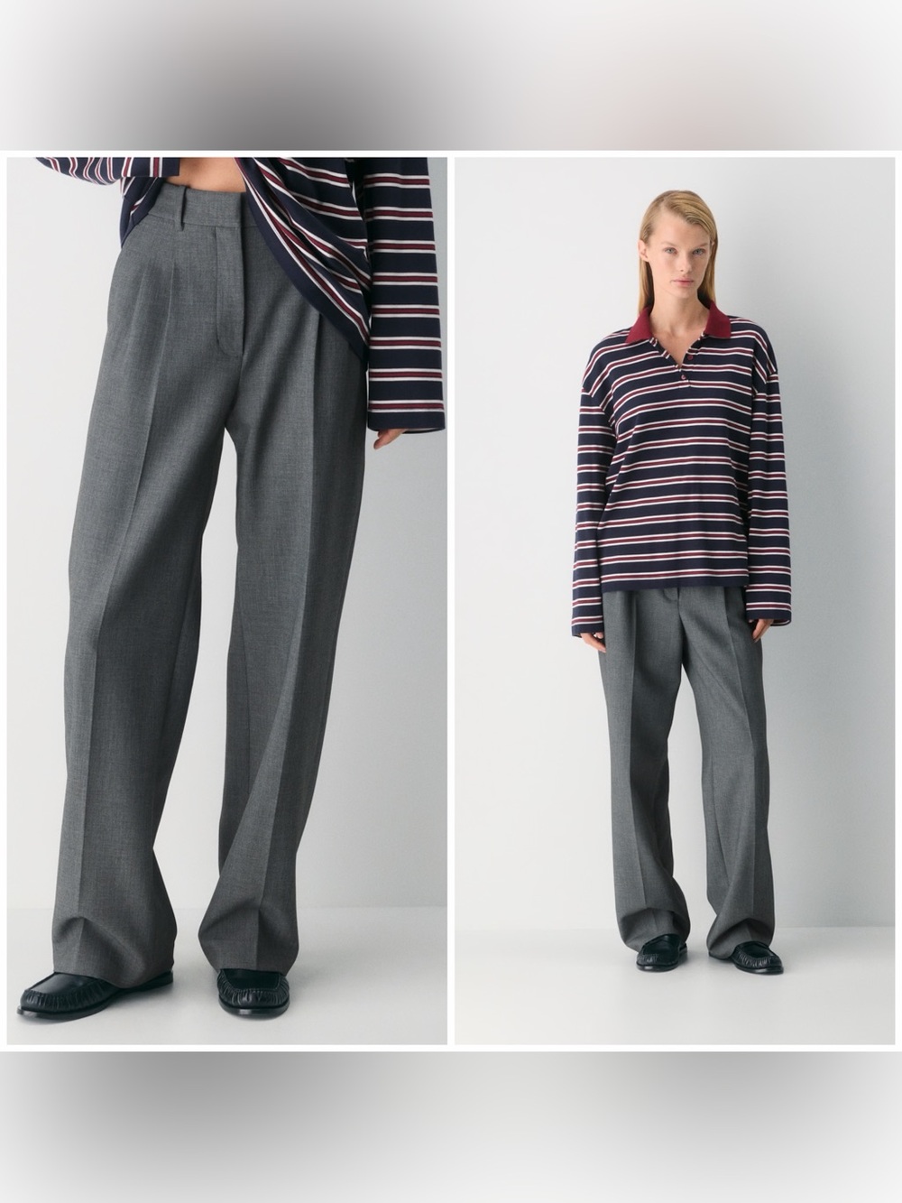 Aritzia Effortless Pants in Heather Charcoal Size 6
